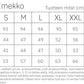 Versonpuodin Helletunikan mittataulukko