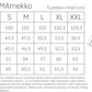 Versonpuoti Hemma-mekko mittataulukko