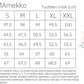 Versonpuoti mittataulukko Jemma-mekko naisille